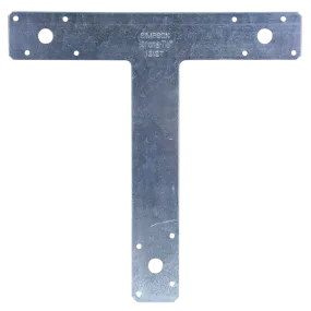 12 in. x 12 in. 14-Gauge Galvanized T Strap