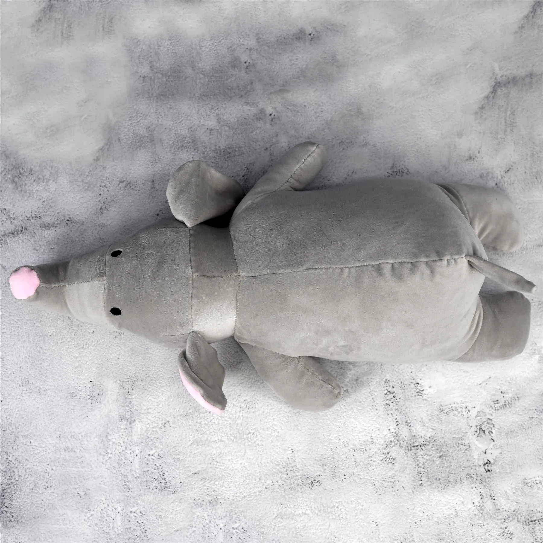 20” Super-Soft Elephant Plush Pillow Toy