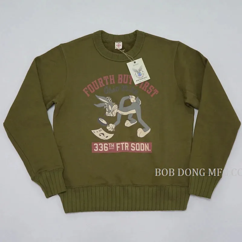 336th Bugs Bunny Sweatshirts - Heavy Military Style Pullover