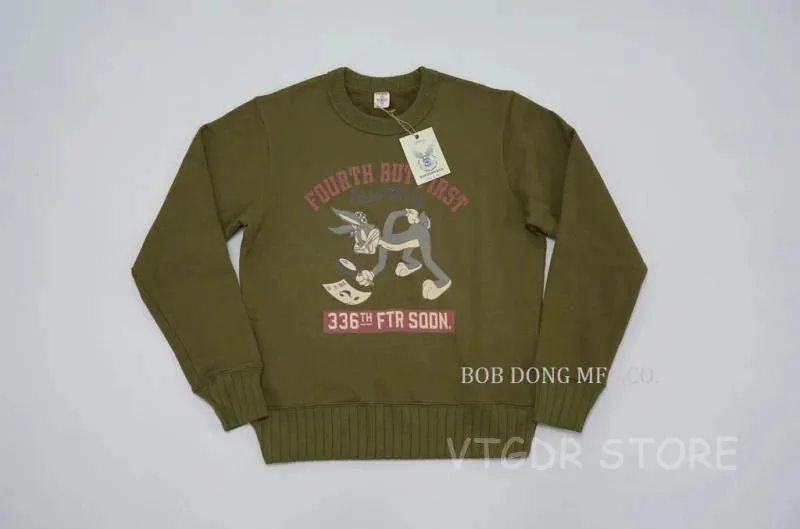 336th Bugs Bunny Sweatshirts - Heavy Military Style Pullover