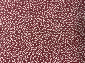 78211: 1980s Japanese Kimono Silk Fabric, Piece 62" (AraiHari)Komon MicroFlowerNet