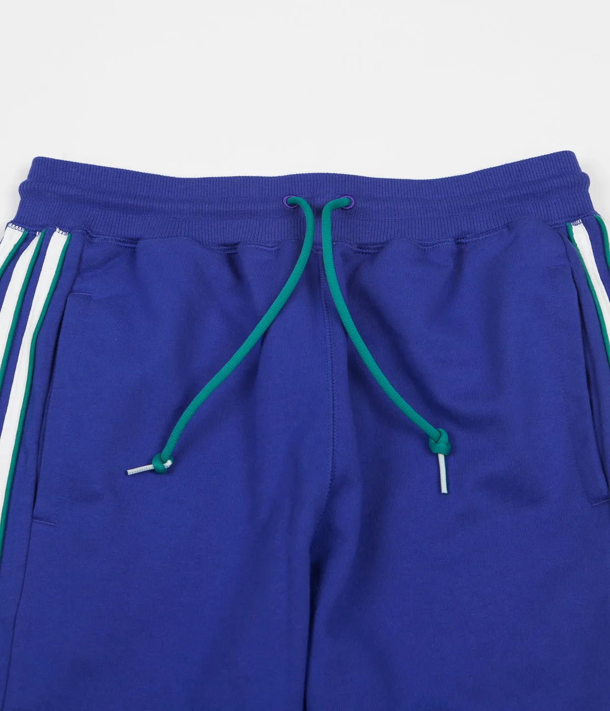 Adidas Quarzo Workshop Sweatpants - Active Blue / White / Active Green