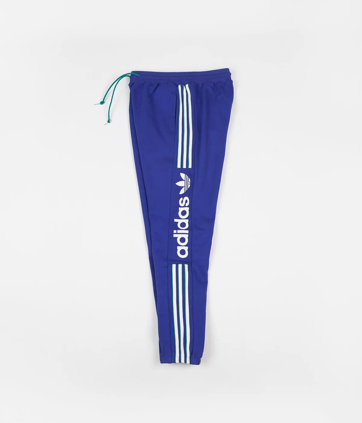 Adidas Quarzo Workshop Sweatpants - Active Blue / White / Active Green