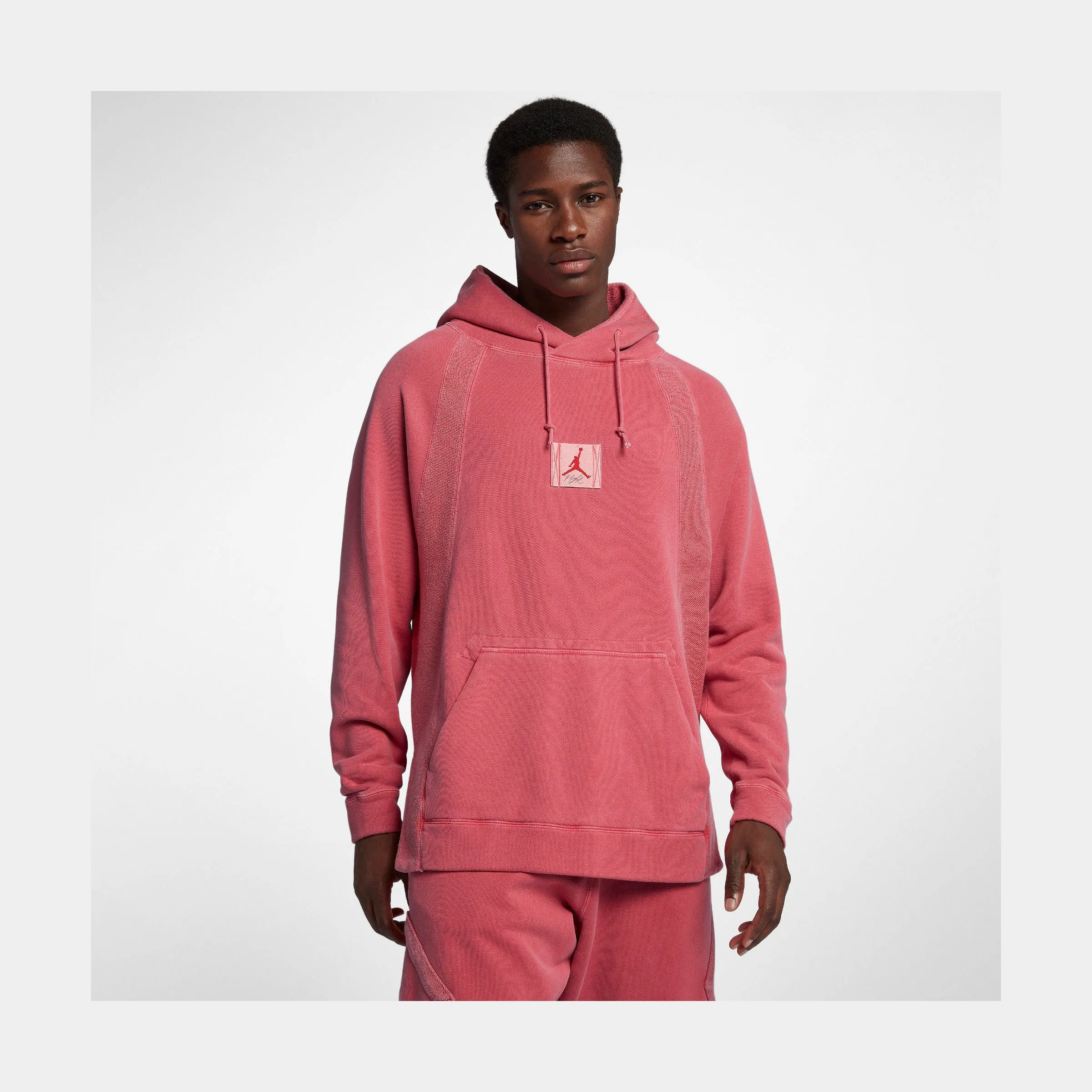 Air Jordan Washed Wings Mens Pullover Hoodie (Red)