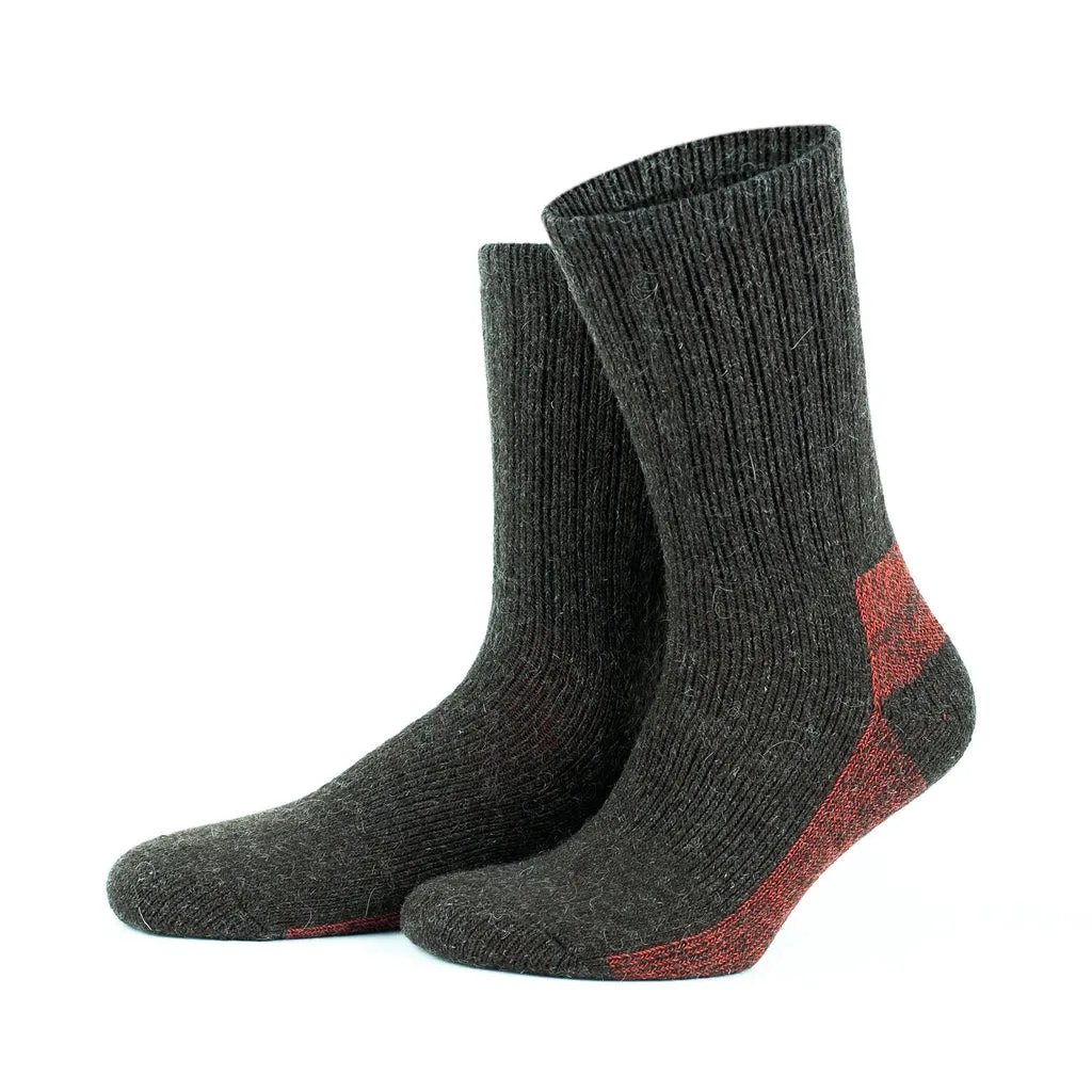 AJTU Adults Socks (Hiking) - Alpaca Wool Double Layer