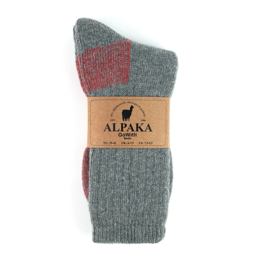 AJTU Adults Socks (Hiking) - Alpaca Wool Double Layer