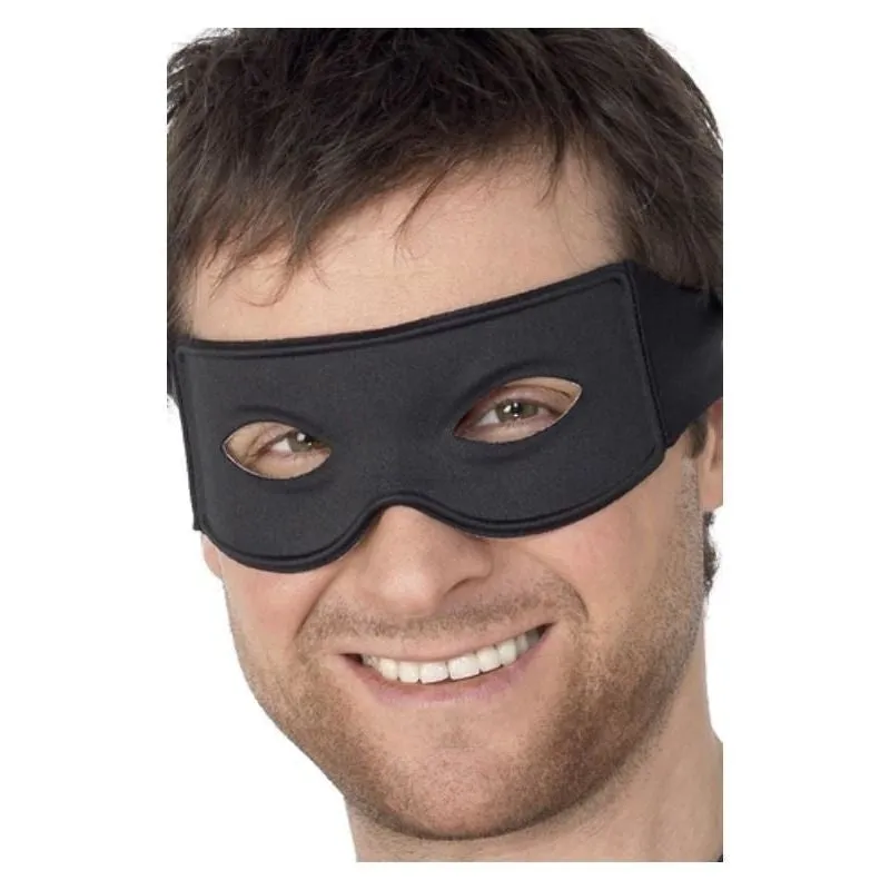 Bandit Eyemask and Tie Scarf Adult Black