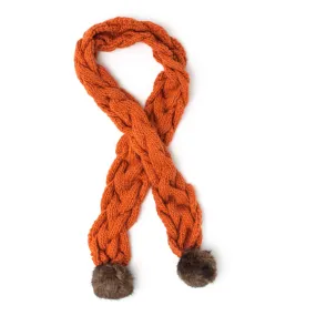 Bernat Knit Snowdrift Cable Scarf