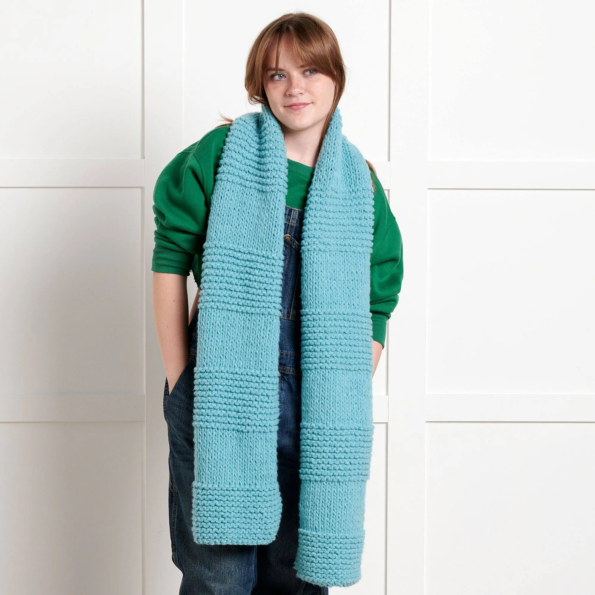 Bernat Knit Starter Scarf