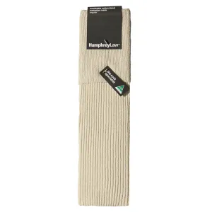 Business Weight Men's Long Socks in Oatmeal - Aussie Made