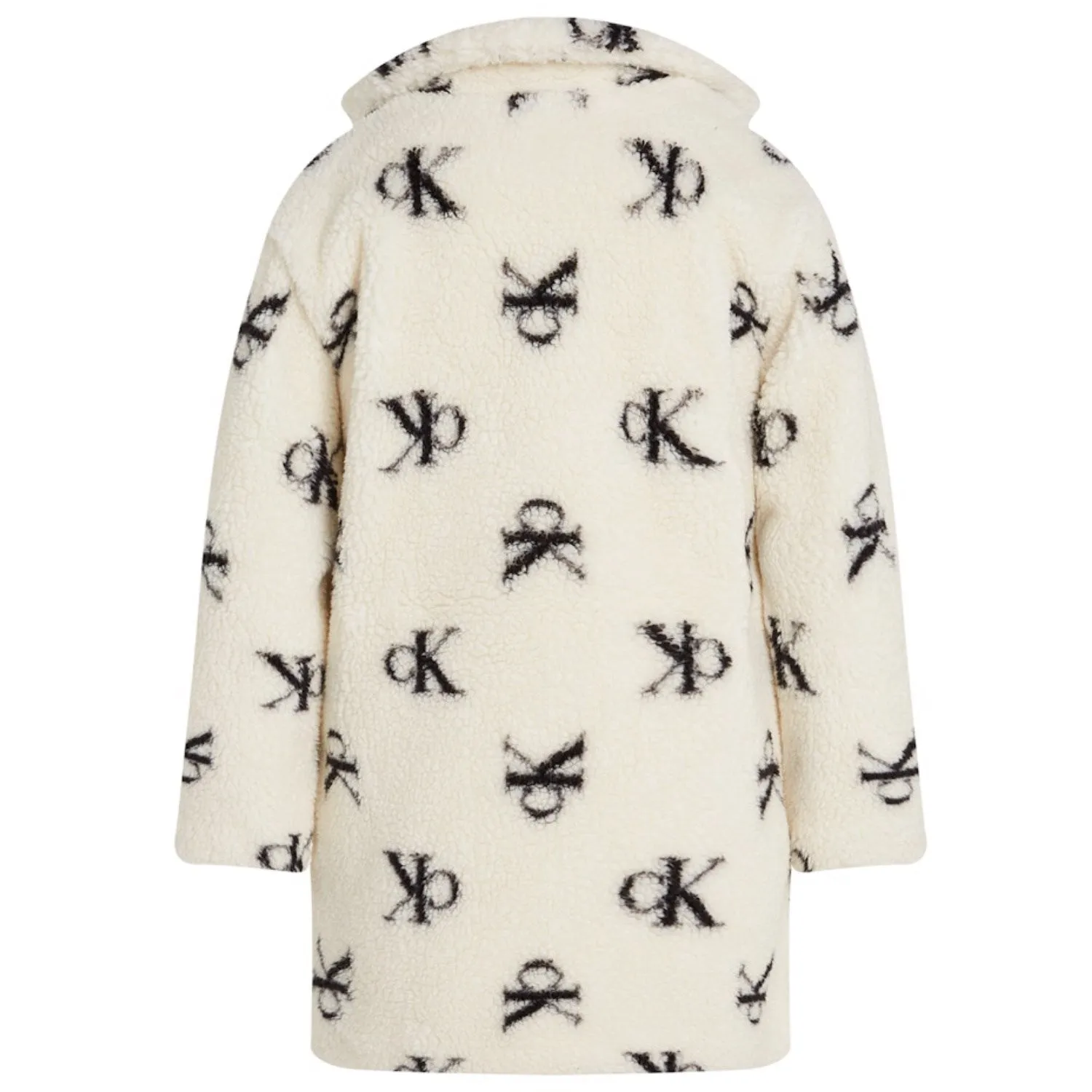 Calvin Klein MonAndram Aop Ivory Teddy Aop Coat