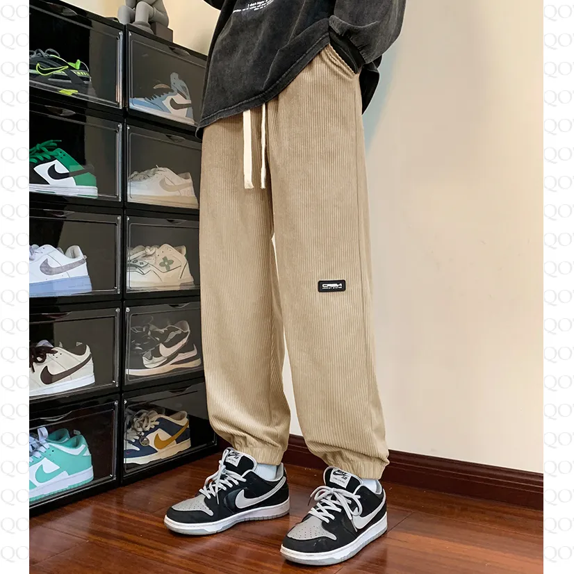 Casual Tapered Loose Fit Knitted Street Style Sweatpant