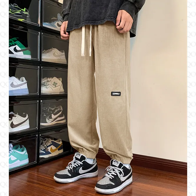 Casual Tapered Loose Fit Knitted Street Style Sweatpant