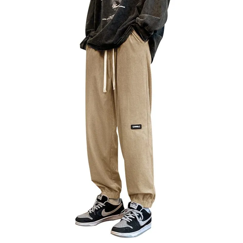 Casual Tapered Loose Fit Knitted Street Style Sweatpant