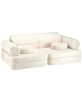 Children's modular sofa teddy Cream Wigiwama