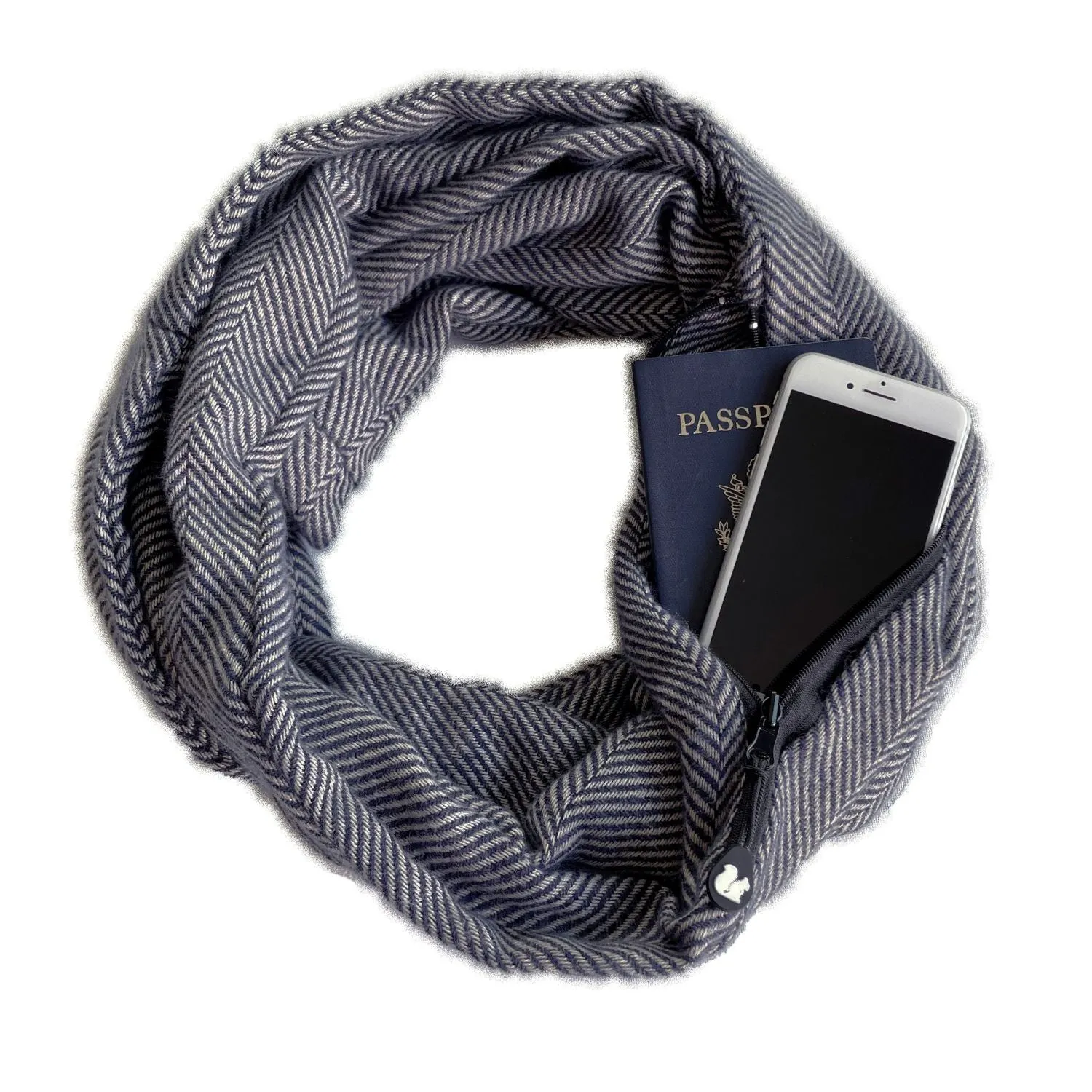 Convertible Infinity Scarf with Pocket™ | Antigua Blue