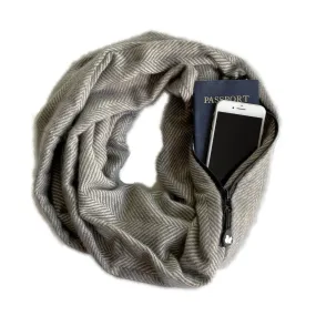 Convertible Infinity Scarf with Pocket™ | Antigua Grey