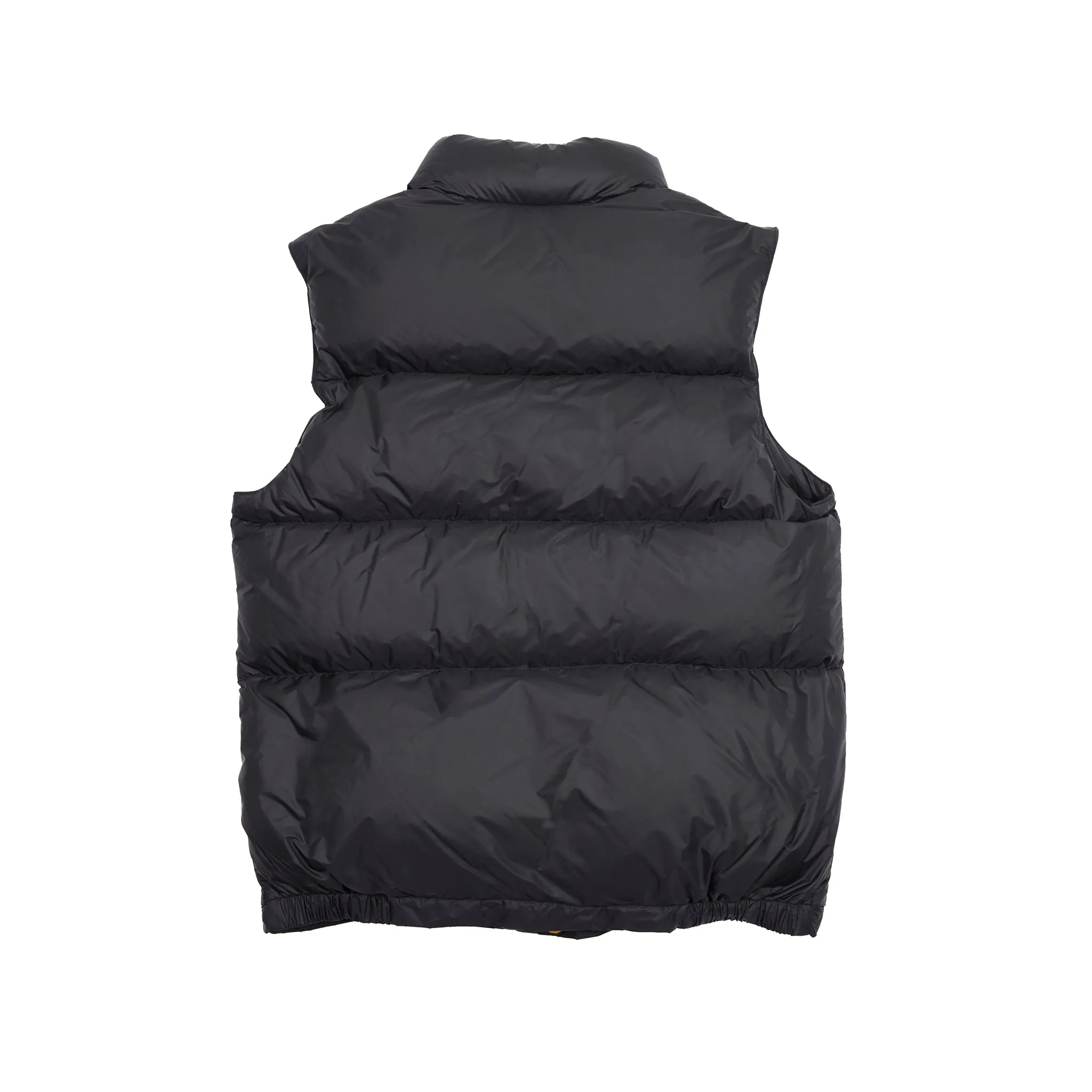 Crescent Down Works Italian Vest in Black / Black