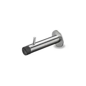 d line 125mm Wall Door Stop with Coat Pin