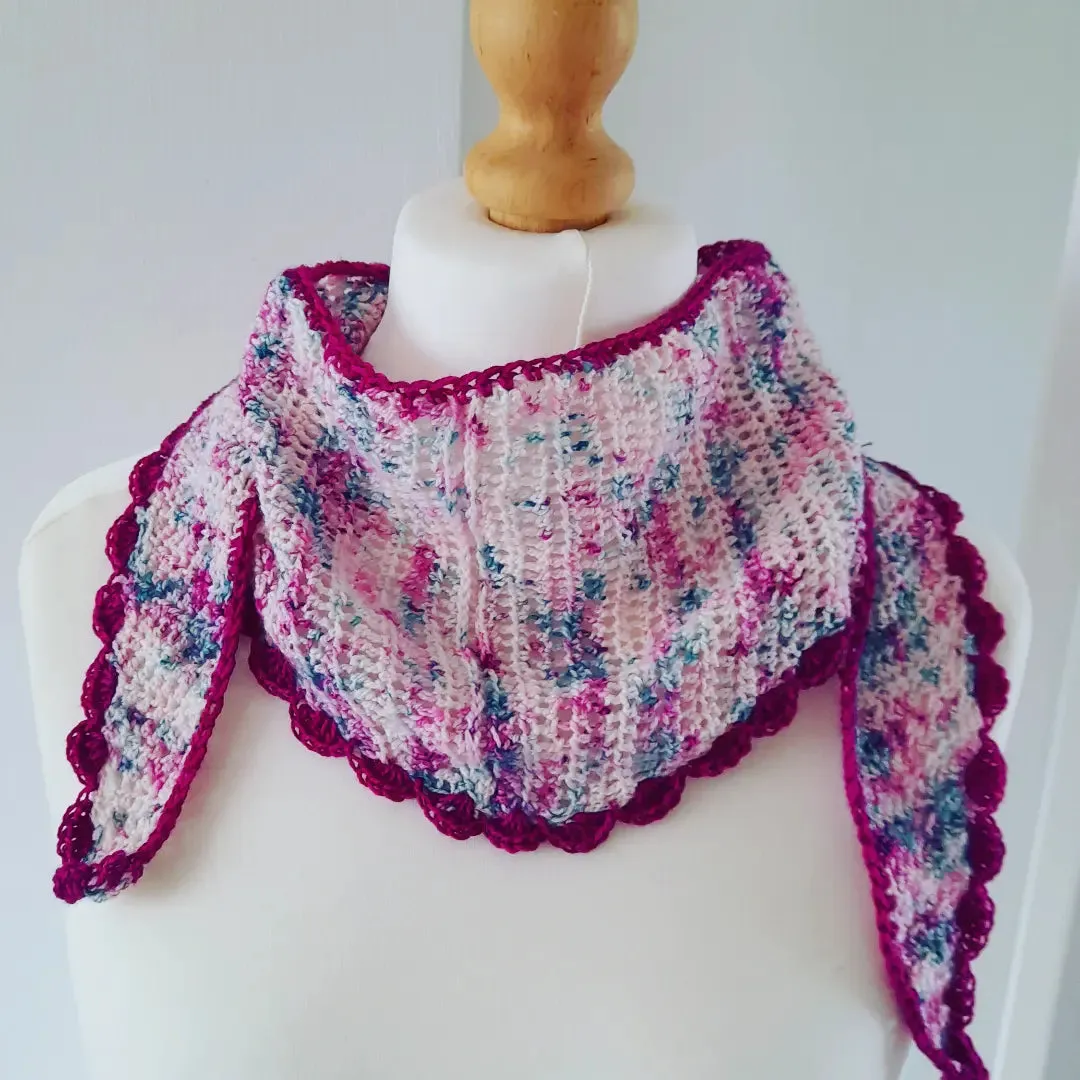 Disturbia shawl crochet pattern