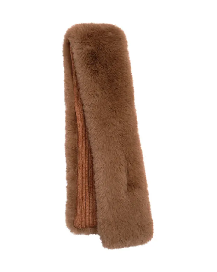 Faux Fur Pull Through Scarf