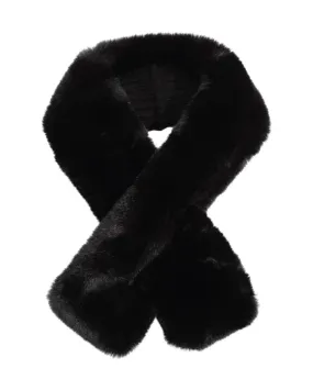 Faux Fur Pull Through Scarf