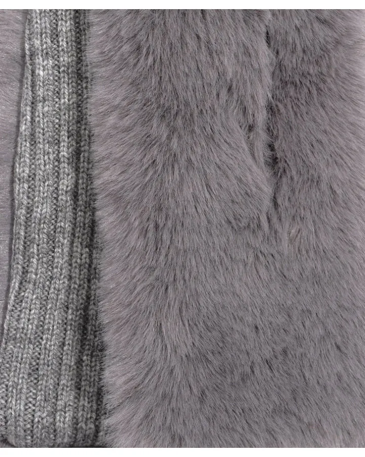 Faux Fur Pull Through Scarf