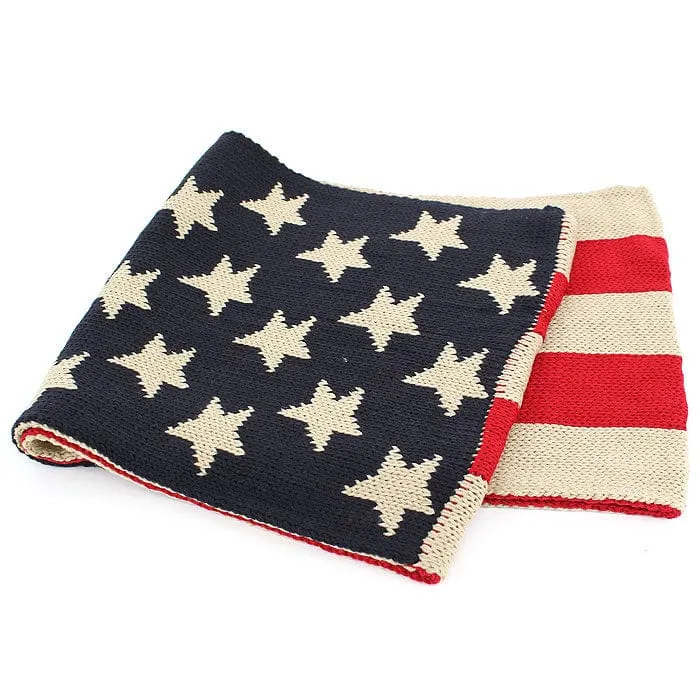 FN20103 American Flag Infinity Scarf