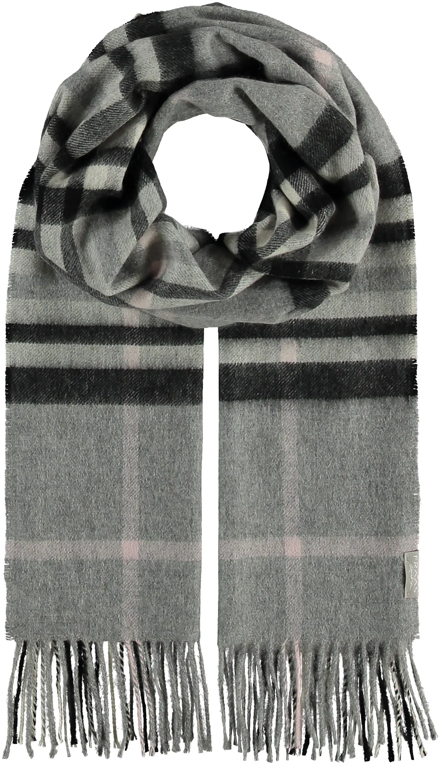 FRAAS Plaid Pop Signature Cashmere Woven Scarf