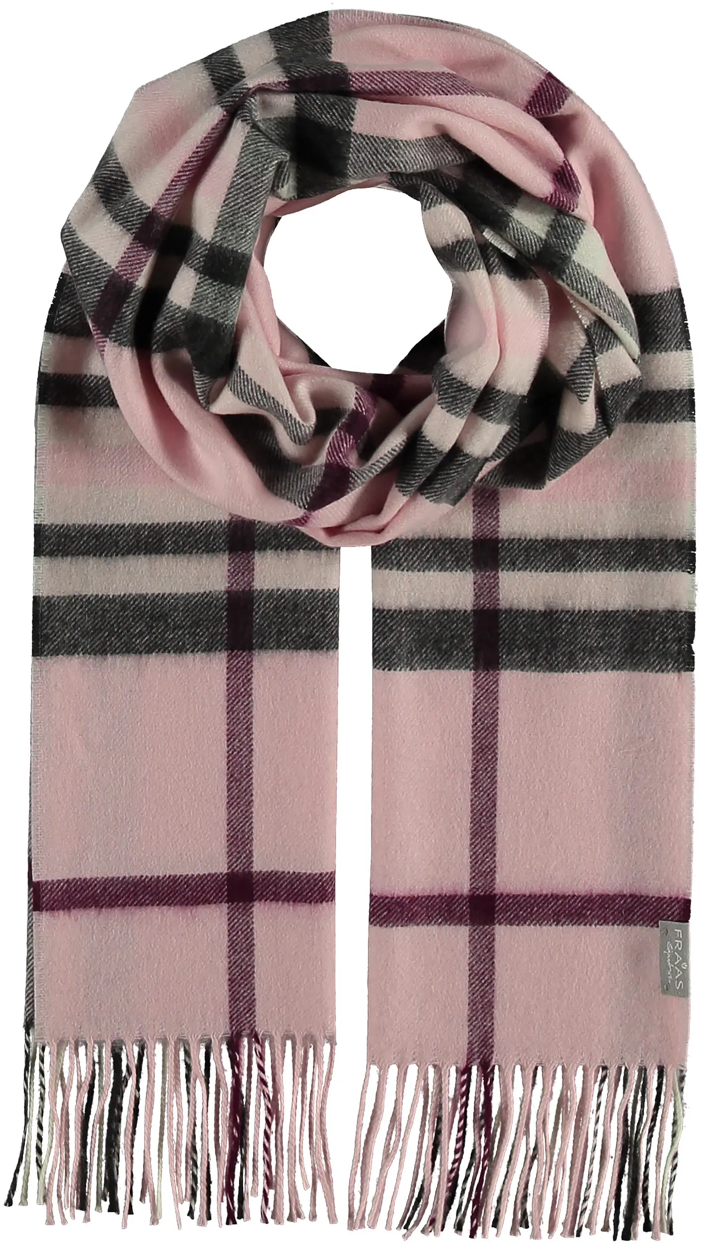 FRAAS Plaid Pop Signature Cashmere Woven Scarf