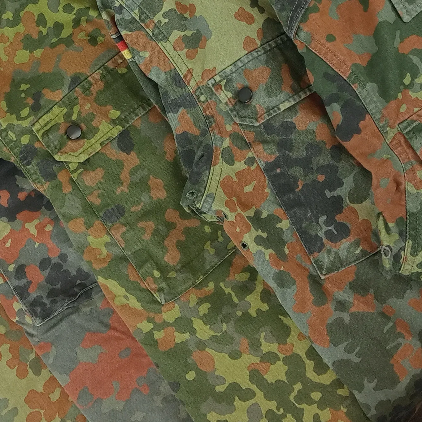 German Flecktarn Parka, No Liner - Grade 2