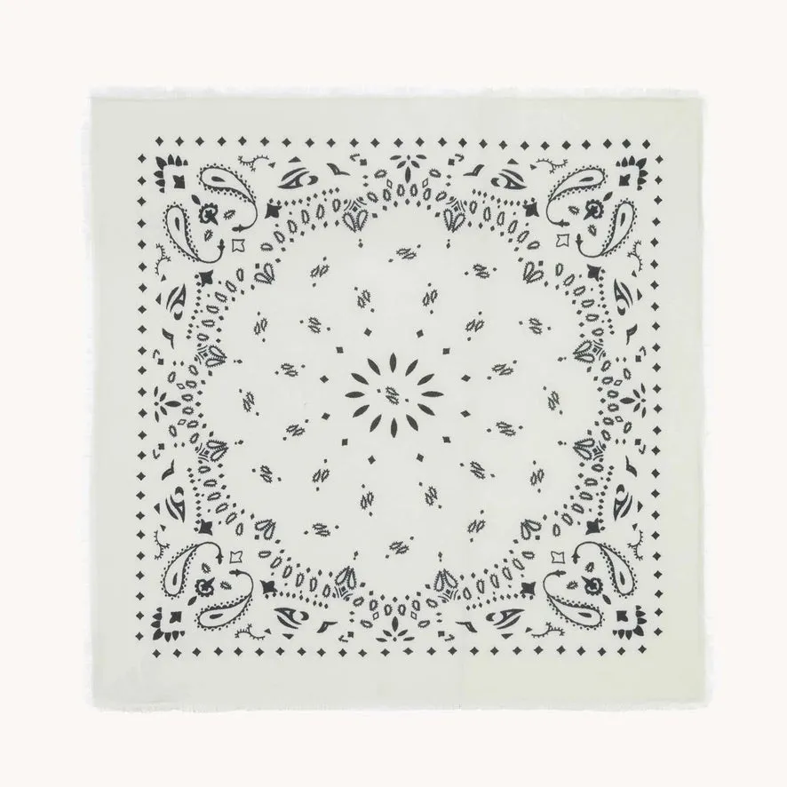 'Hachiko' Large Cashmere Bandana