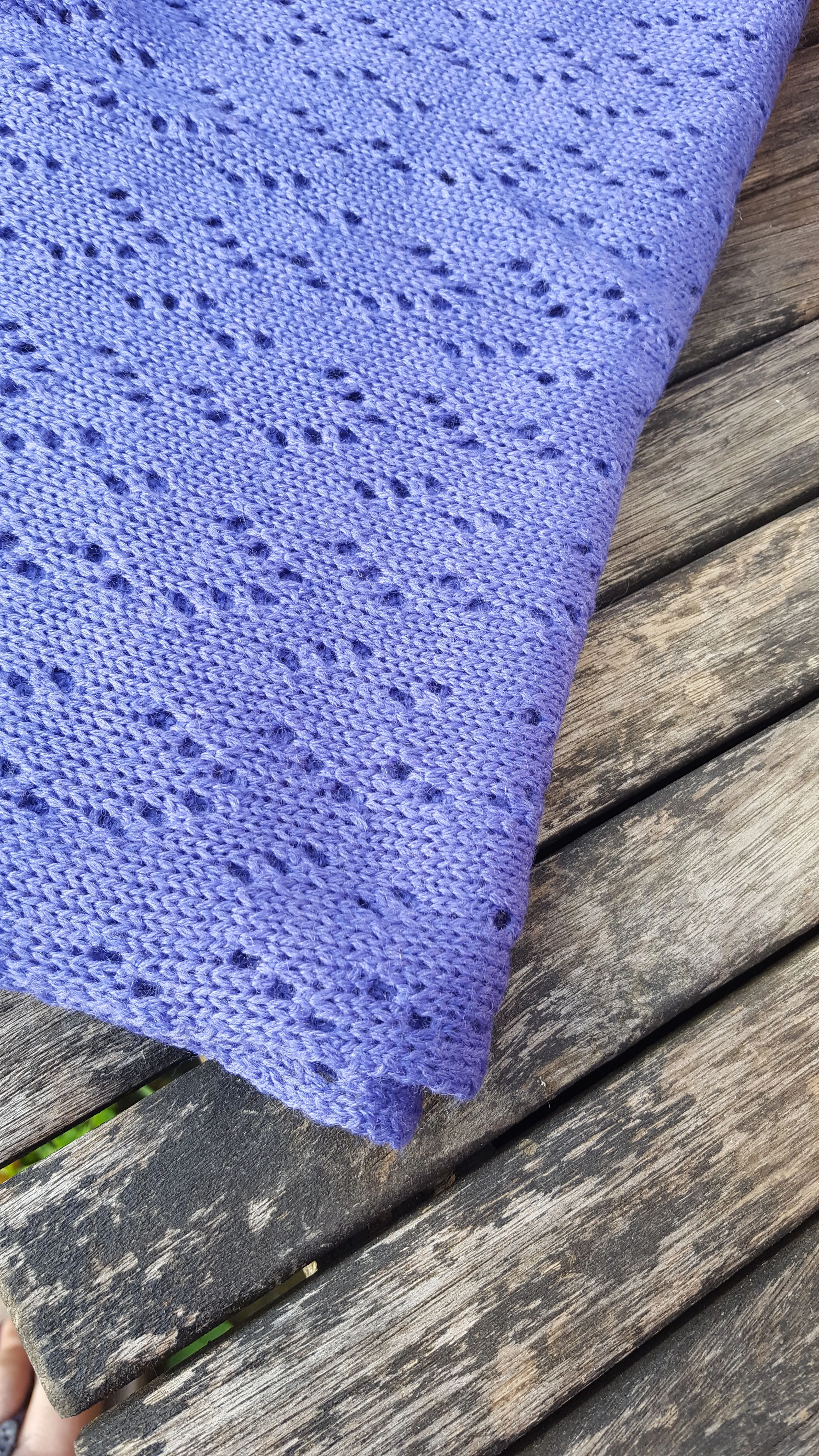 Handmade cowl, infinity scarf, mobius scarf, in periwinkle purple merino wool.