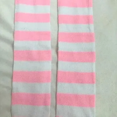 Harajuku Outfits Stylish Striped Thigh High Socks for Halloween