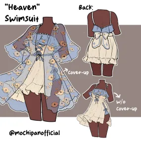 (Interest Check) "Heaven" Swimsuit and Cover-Up