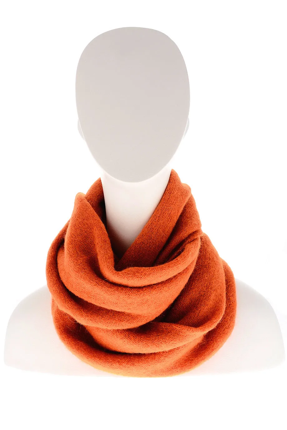 INVERNI EVEREST Orange Wool Woman Scarf