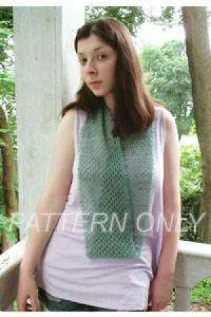 Jade Sapphire Exotic Fibres SeaGlass Infinity Scarf Pattern