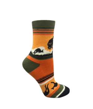 Kangaroo Sunset Athletic Sports Socks