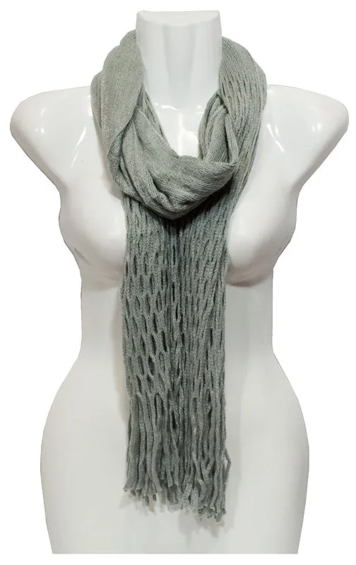 Ladies Winter Fashion Knitted 2-in-1 Infinity Scarf Wholesale