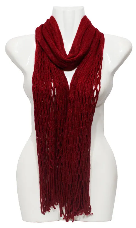 Ladies Winter Fashion Knitted 2-in-1 Infinity Scarf Wholesale