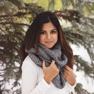 Let it Snow Infinity Scarf Crochet Pattern