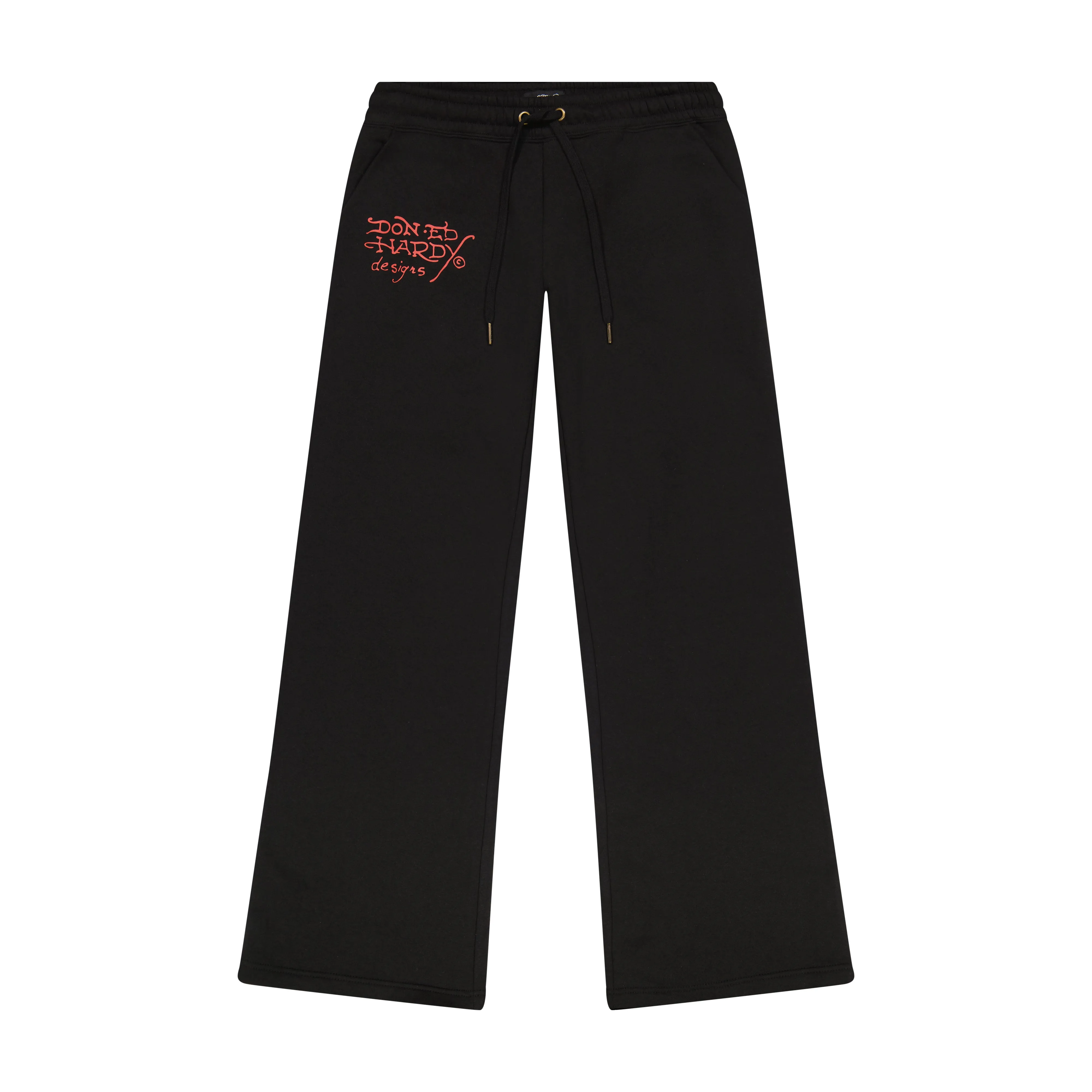 LKS Skull Black Flared Sweatpant