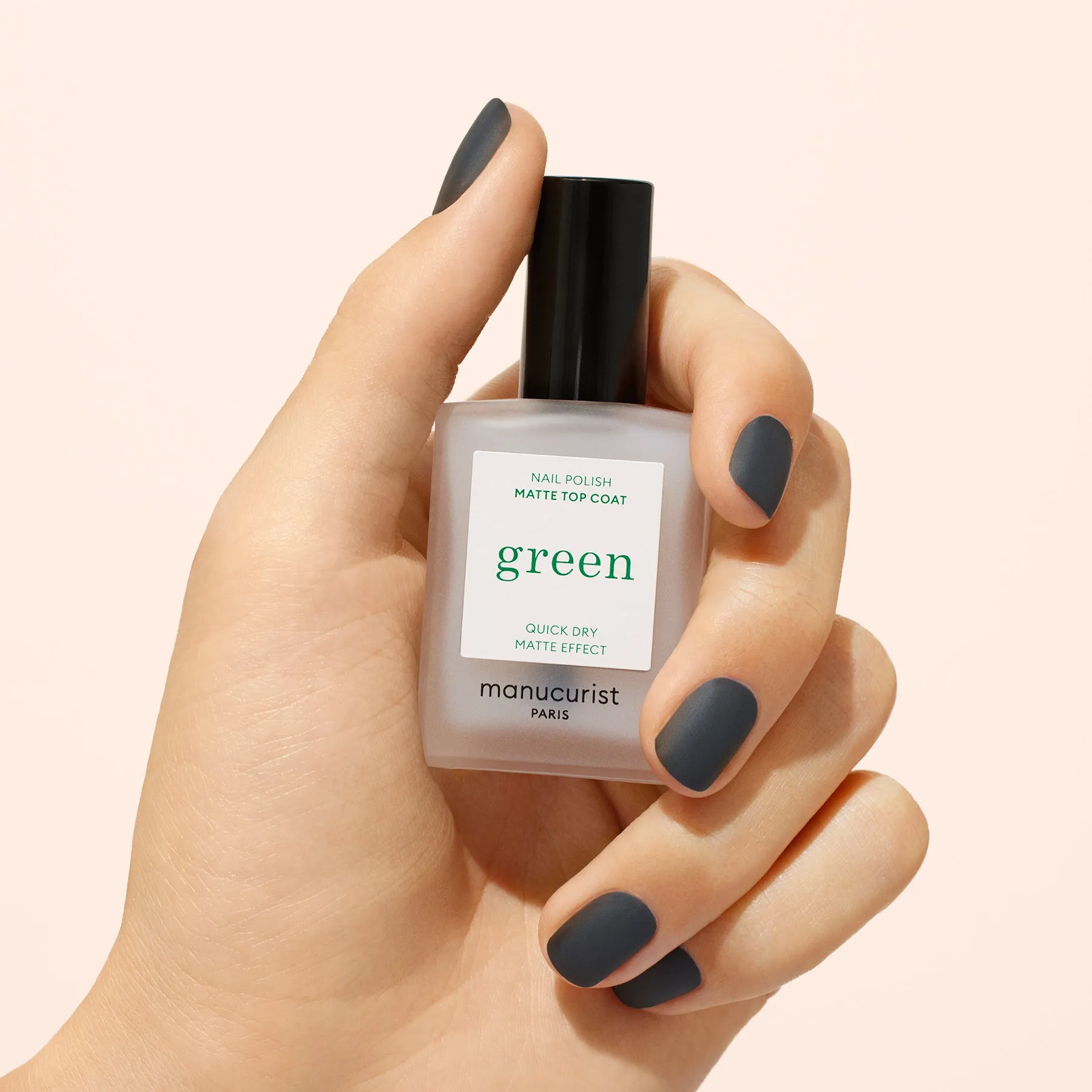 MANUCURIST - Green Nail Polish - Matte Top Coat