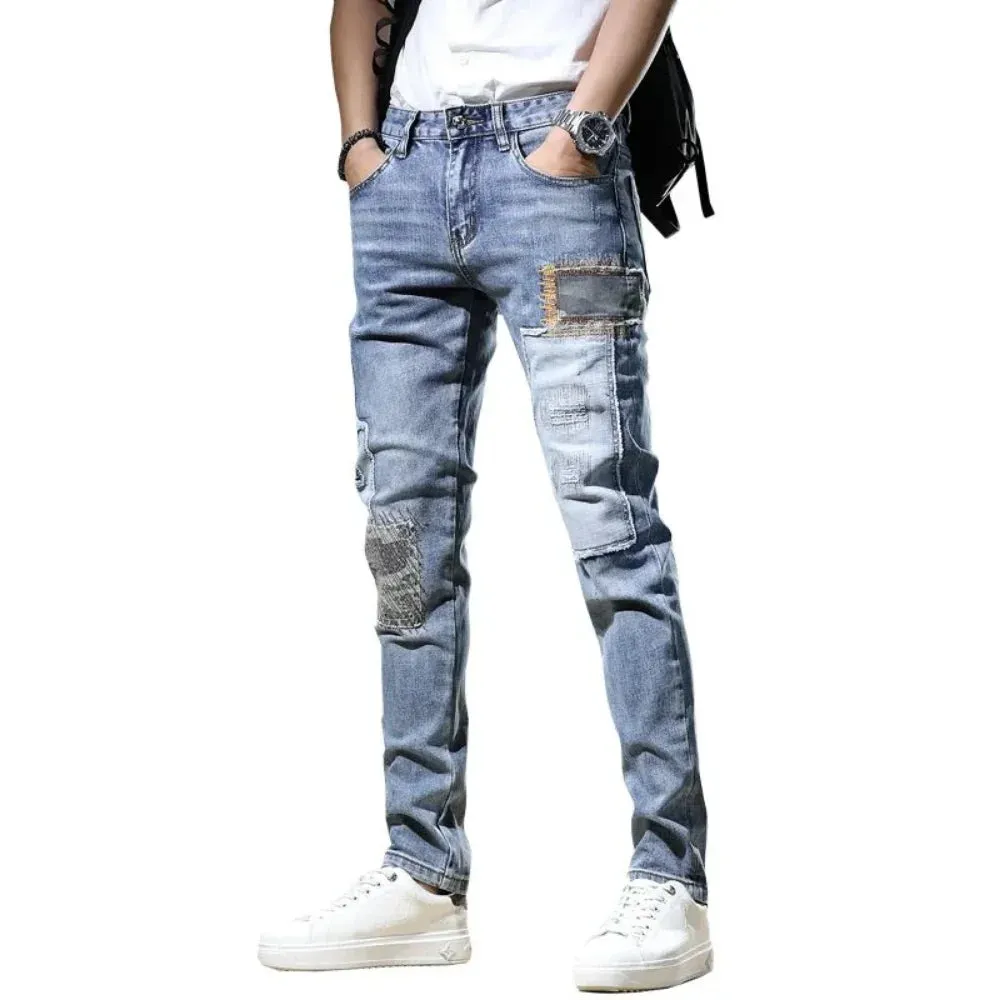 Men's jeans Casual All-match Drawstring Sweatpants Loose Trousers Japanese Street Retro Harem Pants men clothing y2k baggy jeans