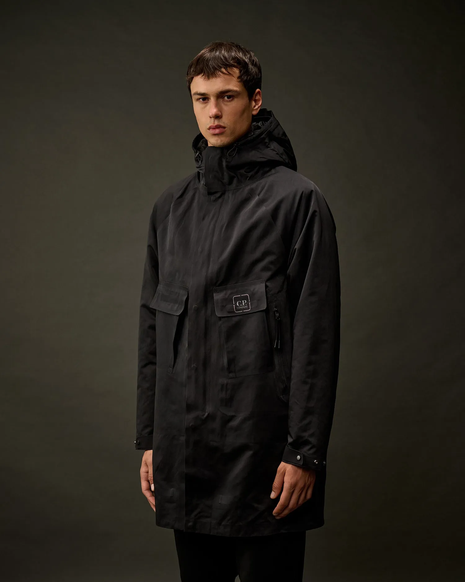 Metropolis Series A.A.C. Hooded Parka - Black