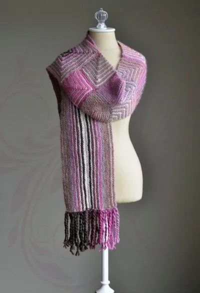 Mixed Miters Scarf