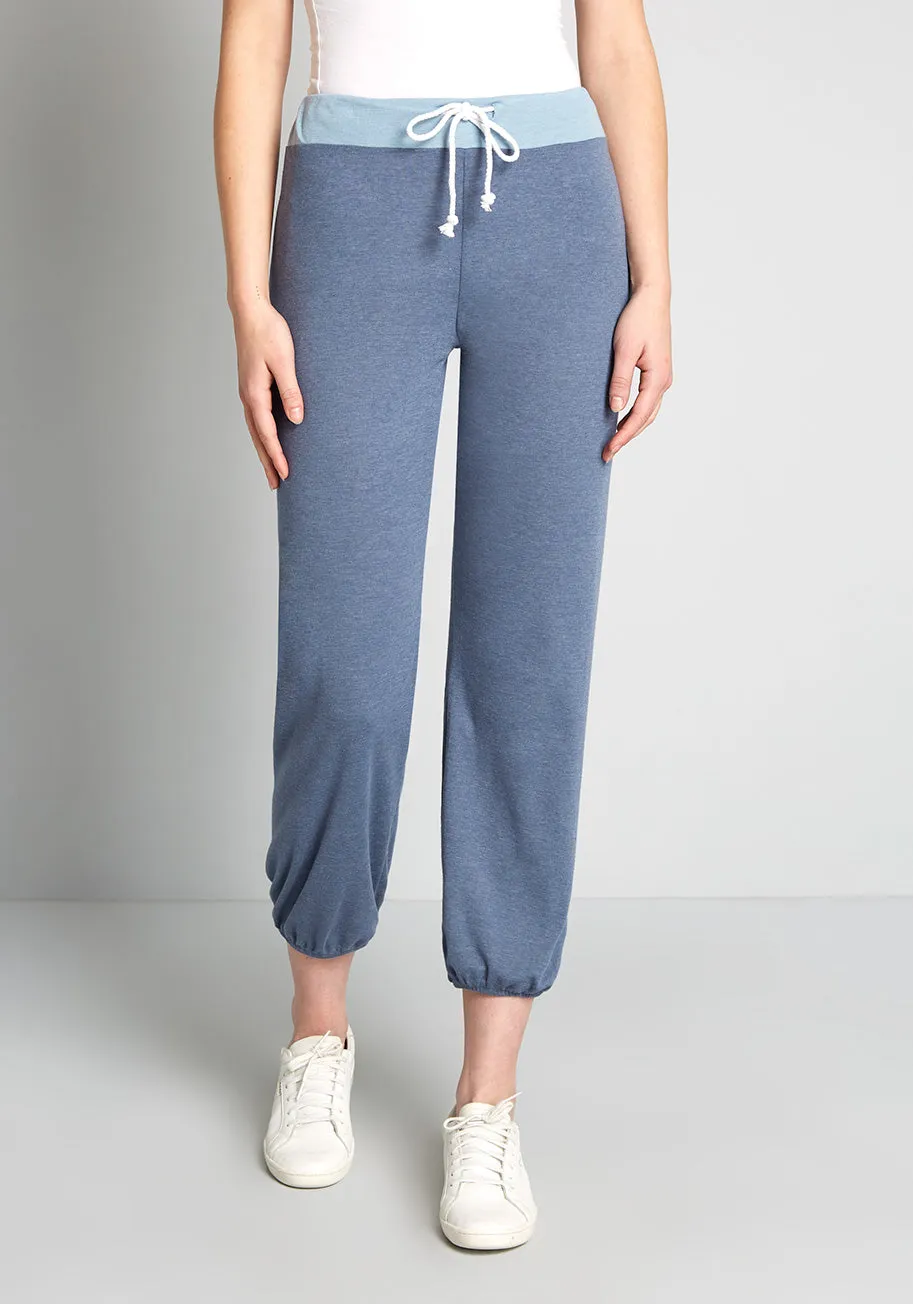 ModCloth X CAMP Collection Such A Breeze Cropped Joggers