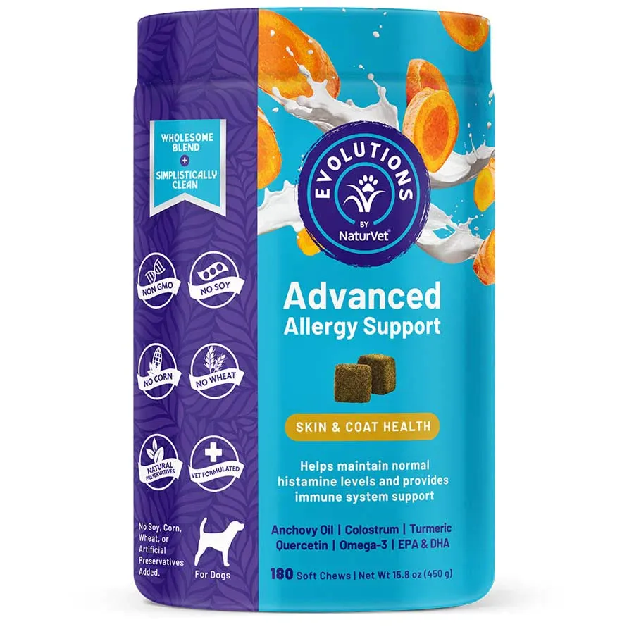 NaturVet Evolutions Advanced Allergy Support (Skin & Coat Health)