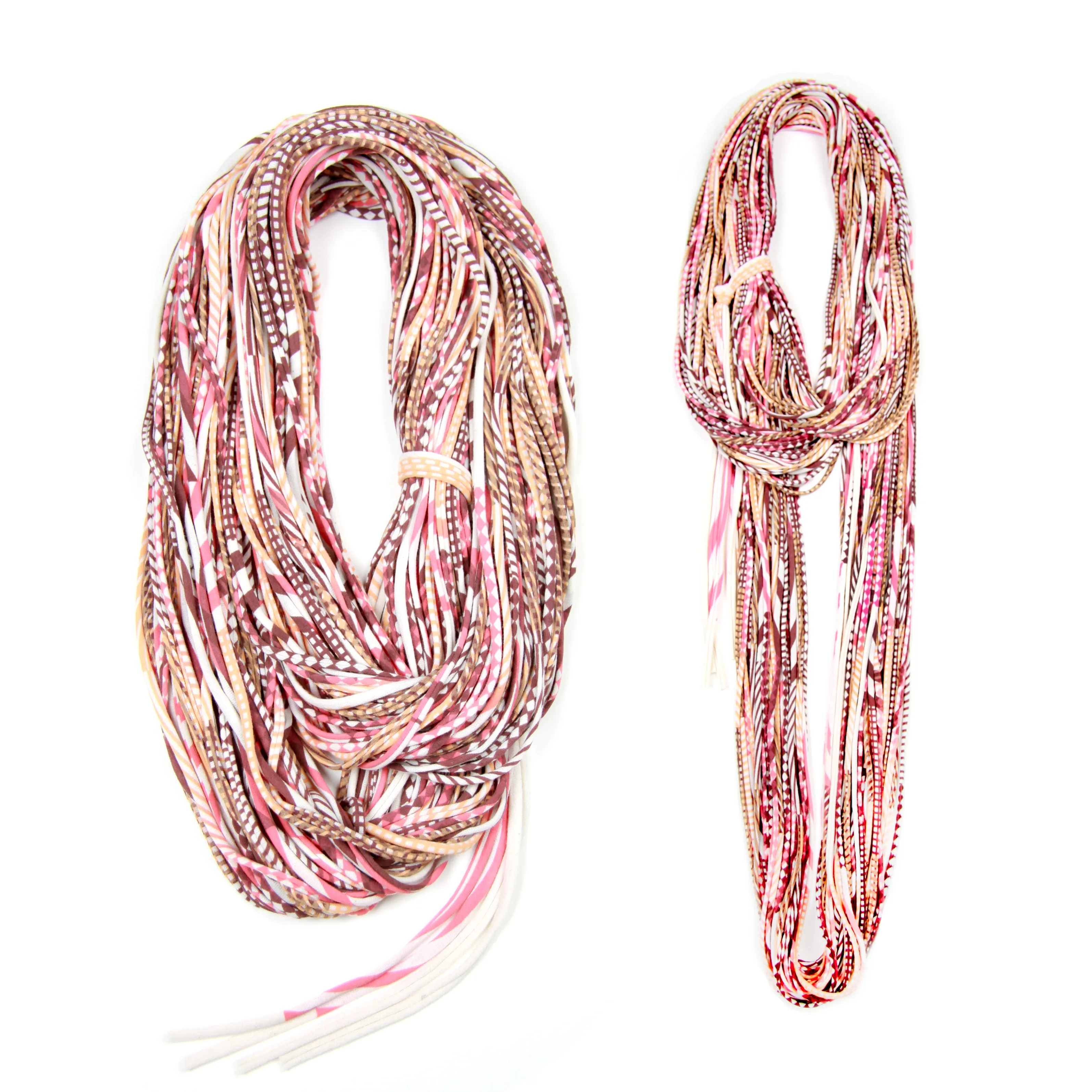 Necklush Infinity Scarf / Peach & Coral / Unisex