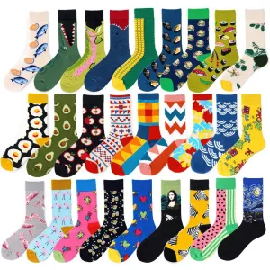 Novelty Socks Happy Socks Fun and Colorful for Men and Women FREE SHIPPING